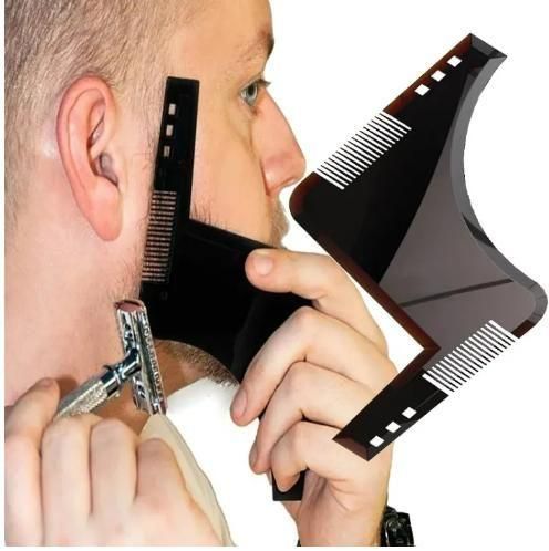   Beard Shaper Tool With Comb For Men - Faydekasauda 