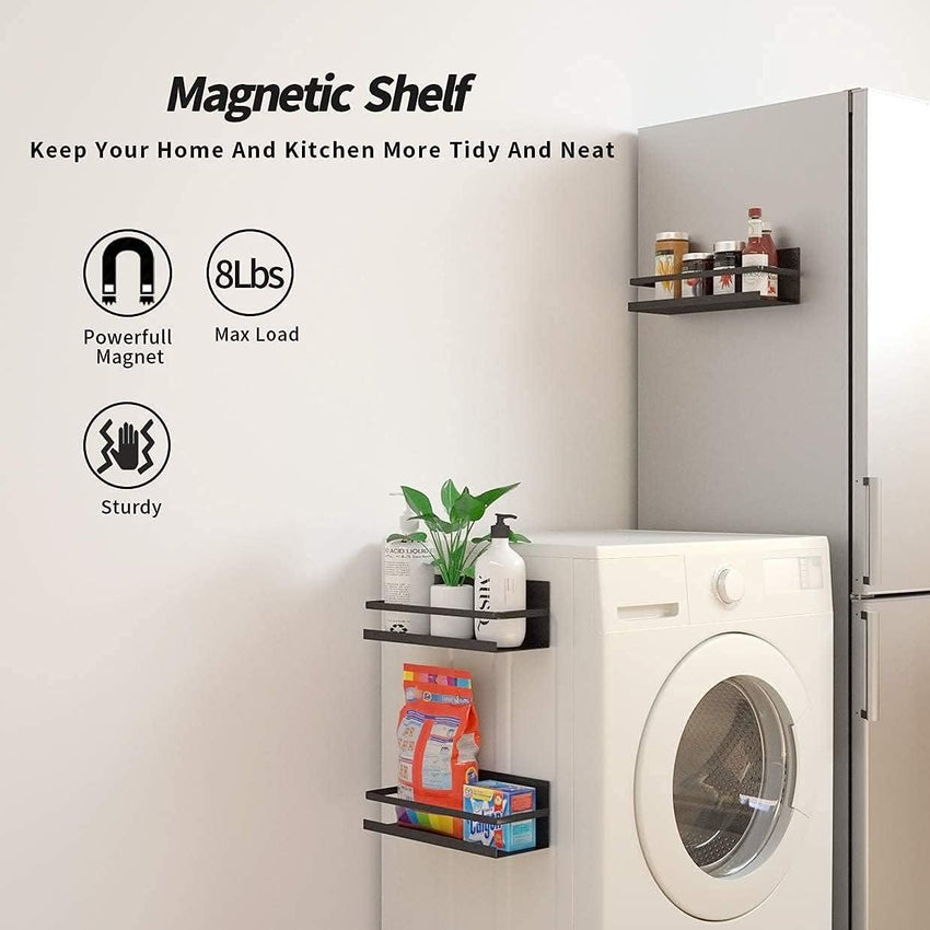   Magnetic Steel Kitchen Storage Organizer - Faydekasauda 