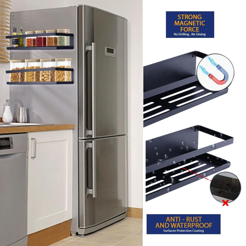   Magnetic Steel Kitchen Storage Organizer - Faydekasauda 