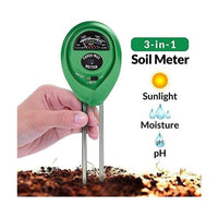 Soil Tester 3-in-1 Plant Moisture Sensor