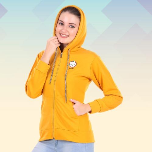   Woman Stylish Zipper Hoodies - Faydekasauda 