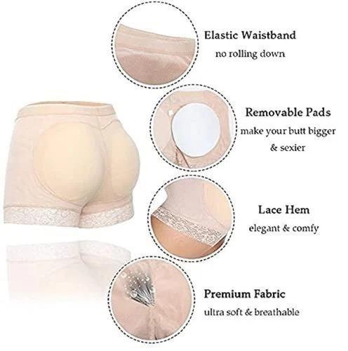   Waist Seamless Padded Butt Lifter Panties - Faydekasauda 