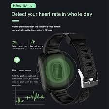   ID116 Plus Smart Bracelet Fitness Tracker Color Screen Smartwatch Heart Rate Blood Pressure Pedometer Sleep Monitor - Faydekasauda 