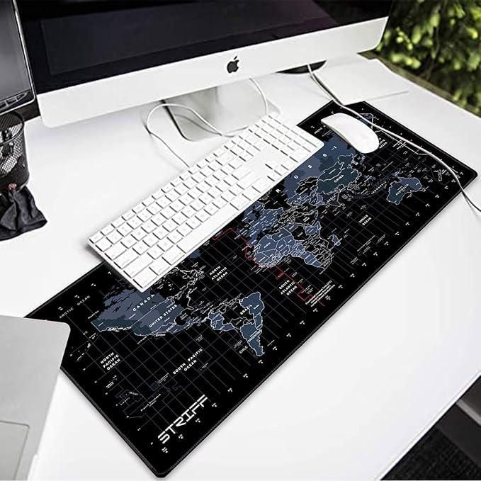   World Map Keyboard Mouse Pad - Faydekasauda 