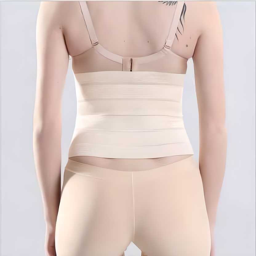   Women's Waist Trainer Corset for Everyday Wear Steel Boned Tummy Control Body Shaper with Adjustable Hooks and Belt - Faydekasauda 