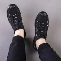 Men's Stylish Casual Shoes ( Black Colour )