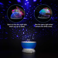   Star Master Dream Color Changing Rotating Projection Lamp - Faydekasauda 