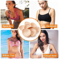   12 Pairs Triangle Sports Bra Inserts Push Up Breast Bra Insert Pads Removable - Faydekasauda 