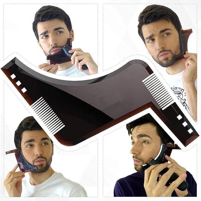   Beard Shaper Tool With Comb For Men - Faydekasauda 