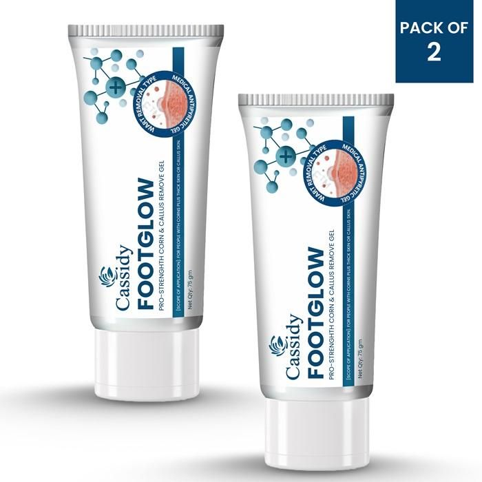 CASSIDY Foot Glow Remove gel, 75gm (Pack of 2)