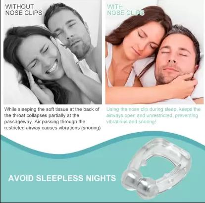   Anti Snoring Nose Clip Device for Men Women Nasal Strips Stops Snoring Stopper Anti-snoring Device  (Nose Clip) - Faydekasauda 