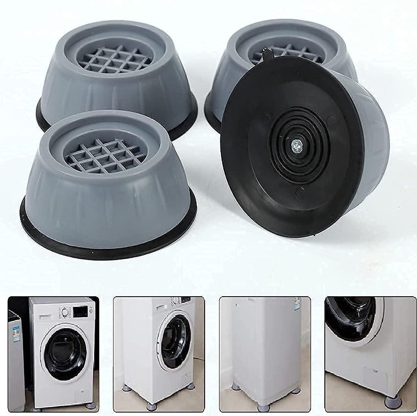   Anti Vibration Pad-Anti-vibration Pads For Washing Machine - 4 Pcs Shock Proof Feet For Washer ? Dryer, Great For Home, Laundry Room, Kitchen, Washer, Dryer, Table, Chair, Sofa, Bed (4 Units) - Faydekasauda 