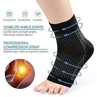   BD Swelling Arch Heel Socks yoga sport protect socks Pack of 2 Pair - Faydekasauda 