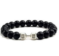   Black Matte Agate Onyx Beads Bracelet Pack of 2 - Faydekasauda 