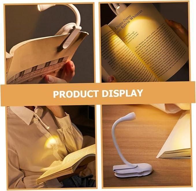   Book Light for Night Readingin Bed with Clip on Portable LED Light - Faydekasauda 